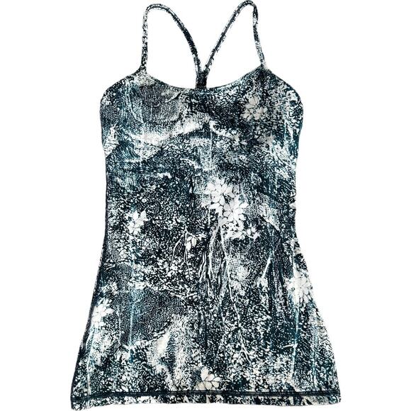 NWOT Lululemon Power Y Tank *Luon Wildwood Multi Size 2 - Picture 1 of 9